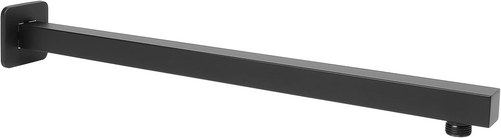 Shower Arm, Rain Shower Head Extension Extender, With Matte Black 20 Inch