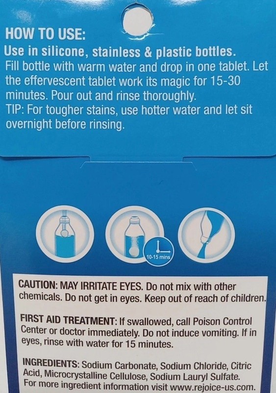 Bottle Cleaner Tablets 1pk 12pcs Cleans Water Bottles,Coffee/ Metal Tumblers-NEW gallery