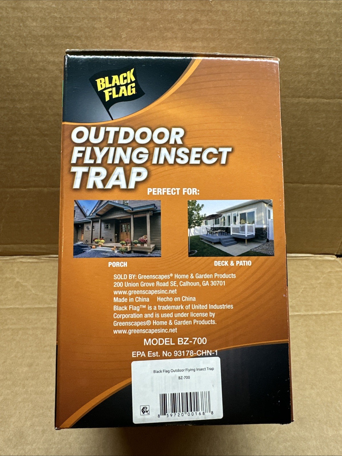 Black Flag 1/4 Acre, Outdoor Flying Insect Trap, Plug-in, UV light , Vacuum NEW gallery