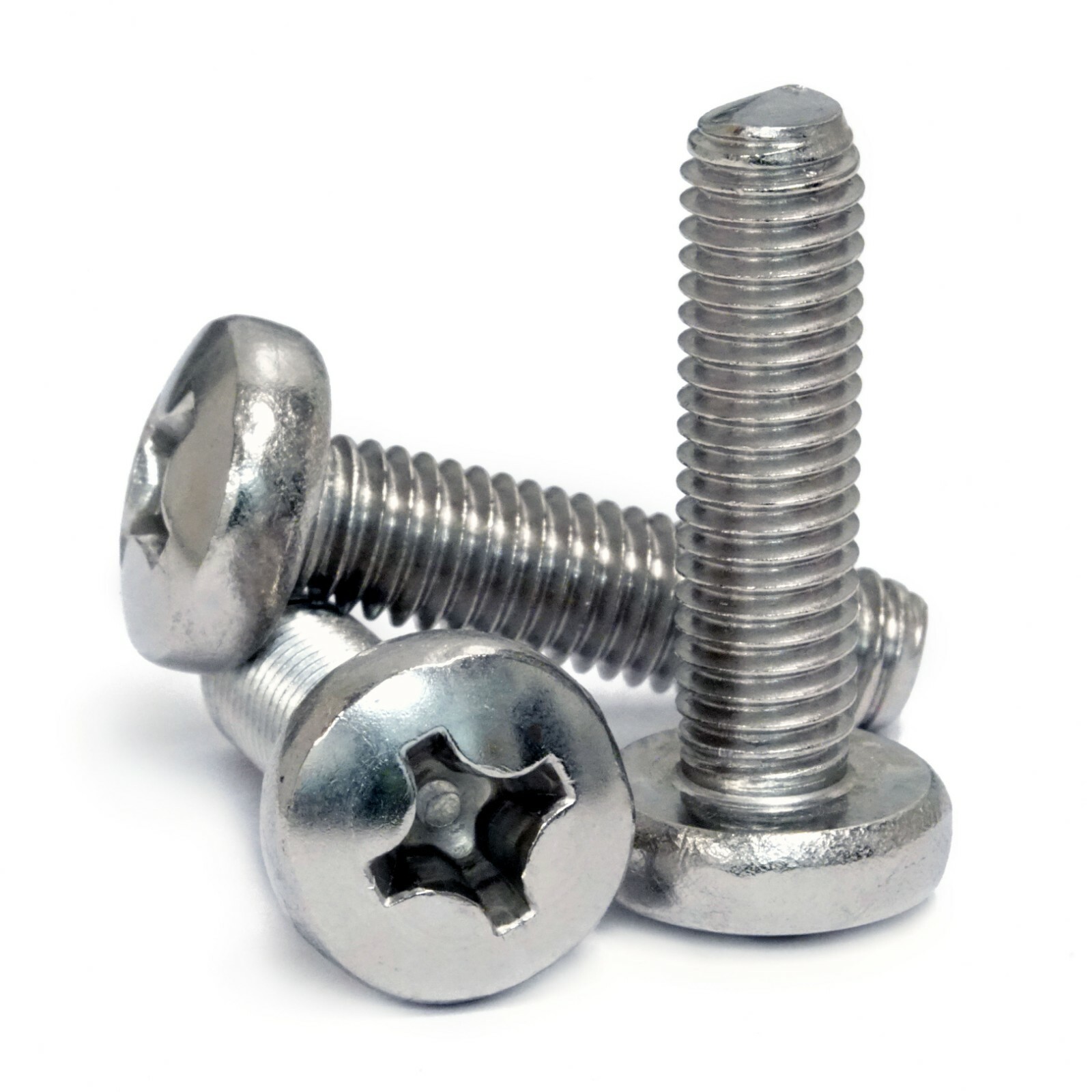 M3 Stainless Steel Phillips Pan Head Machine Screws, DIN 7985A Metric A2 18-8 gallery