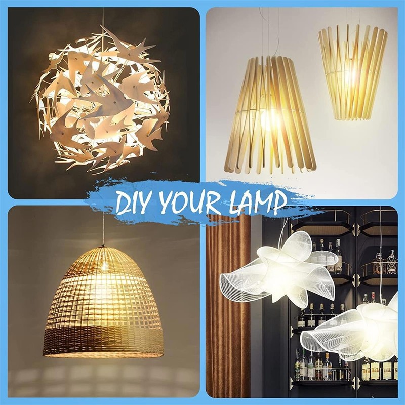6.6ft Extension Hanging Lantern Lamp Cord Pendant Light Cable for E26/E27 Socket gallery