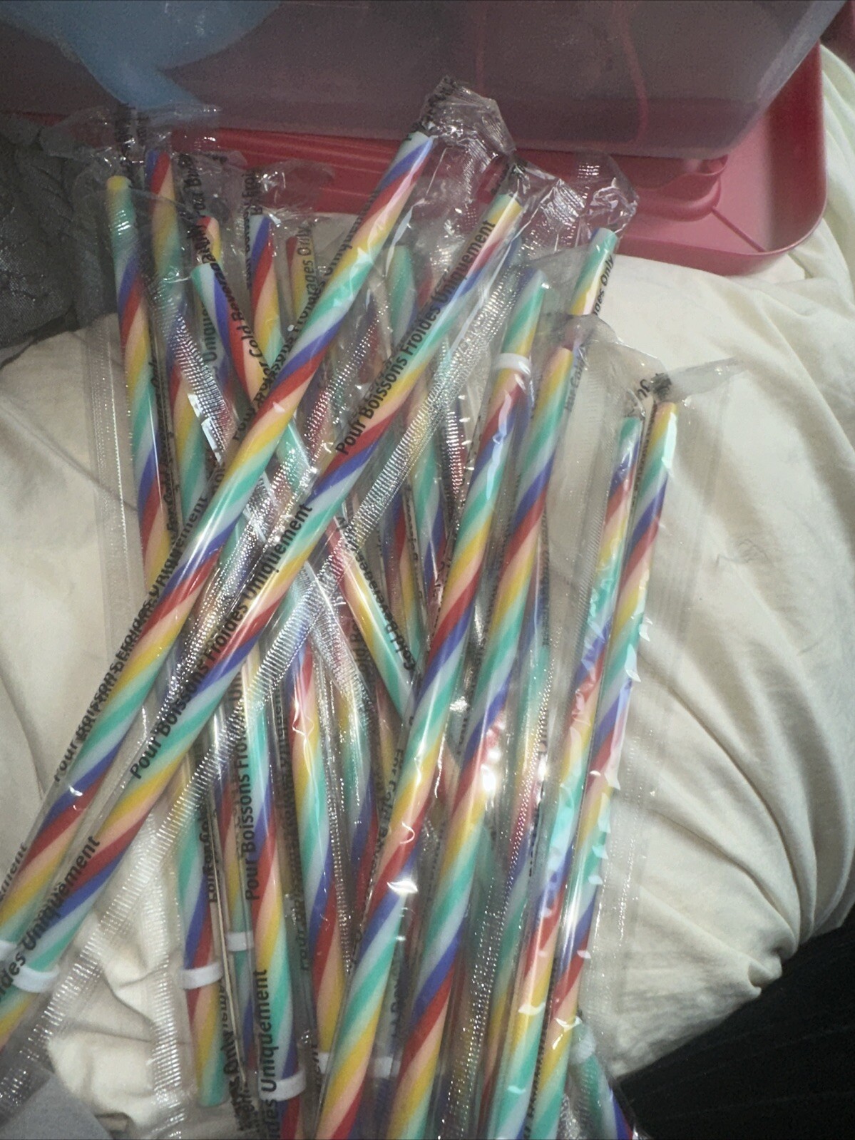 Starbucks Summer Cold Cup Colorful Rainbow Straw Venti gallery