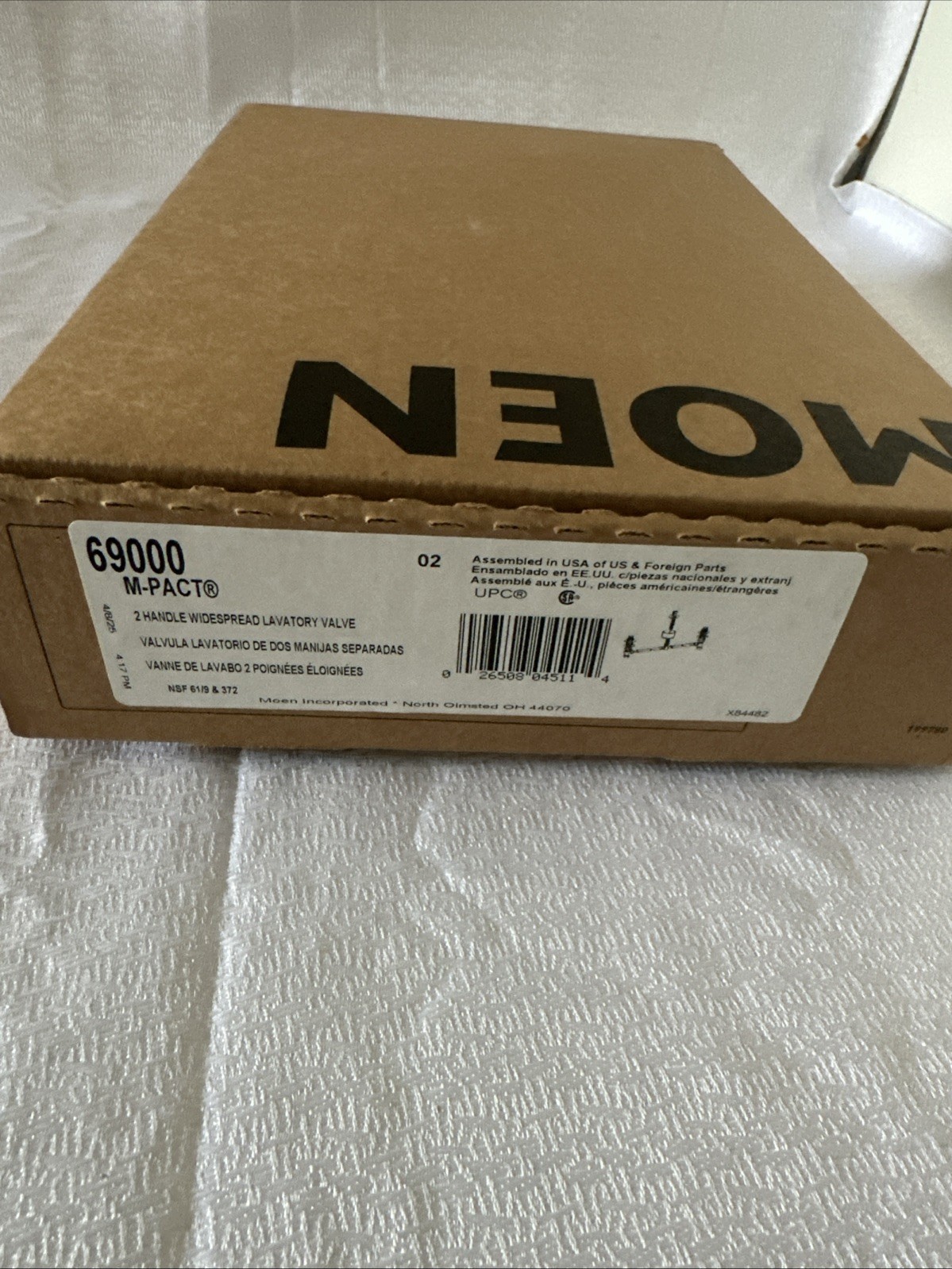Moen 69000 Widespread Faucet Rough Valve gallery