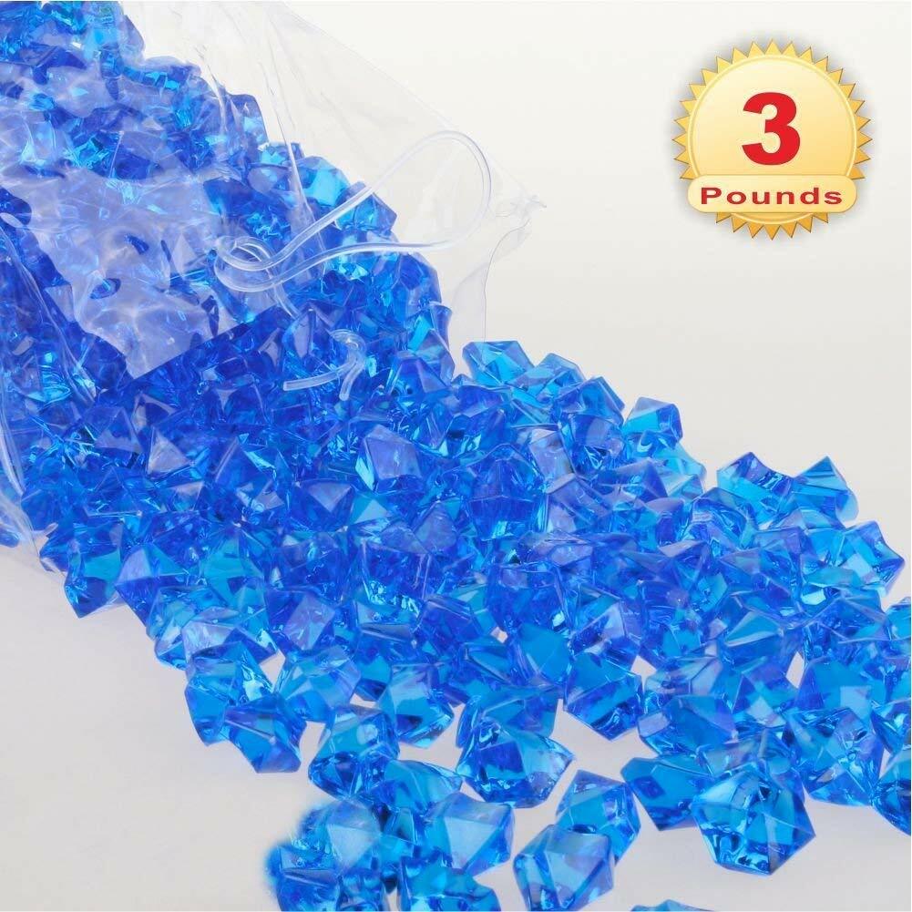 PMLAND Acrylic Ice Rocks Crystals Cubes Gems for Vase Filler, Table Scatter gallery