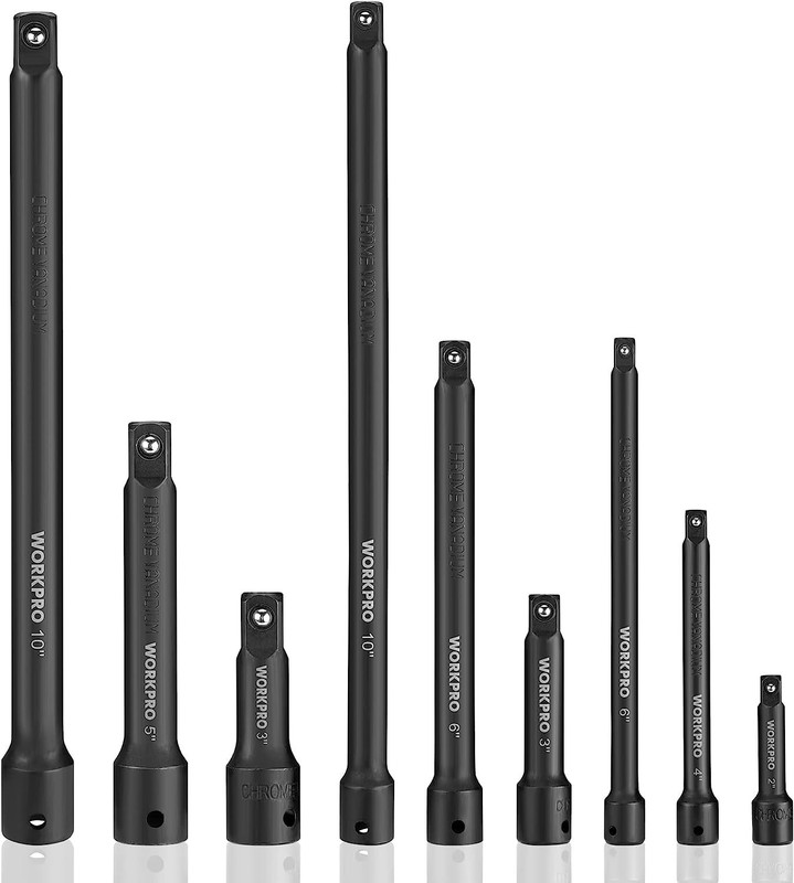 WORKPRO 18PC/9PCS Impact Driver Extension Bar Drive Socket Extension Accessories gallery