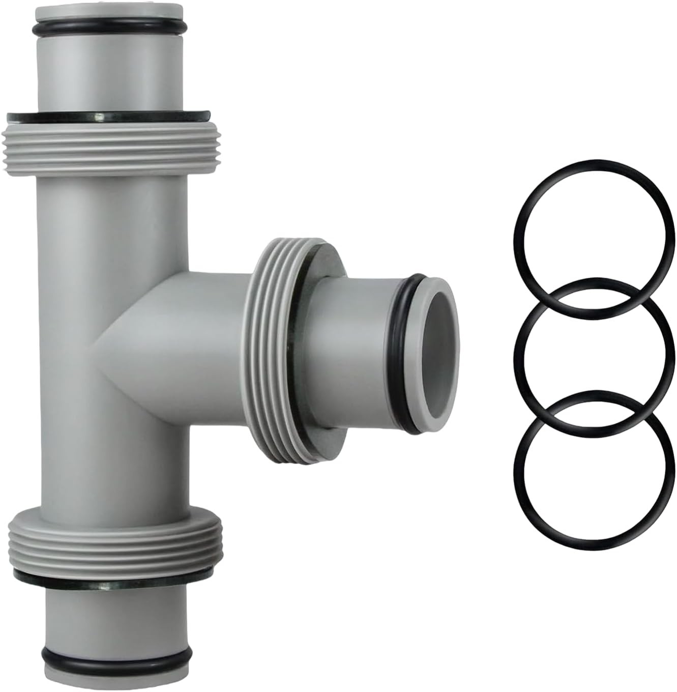 1-1/2 inch T Tee Joint Pool Filter Pump Hose Connector 1.5" to 1.5" Replaceme gallery