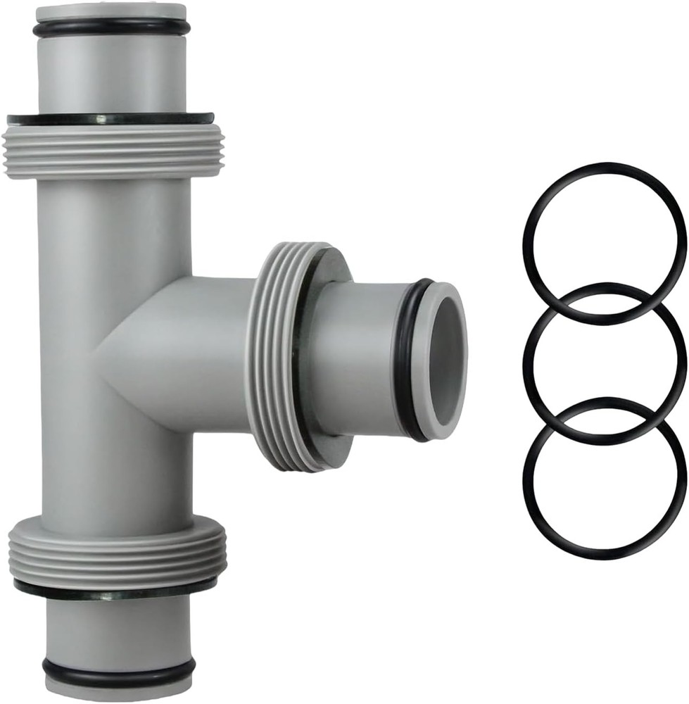 1-1/2 inch T Tee Joint Pool Filter Pump Hose Connector 1.5" to 1.5" Replaceme