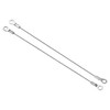 PATIKIL Stainless Steel Lanyard Cable 1.5mmx20cm, 10 Pack Silver gallery