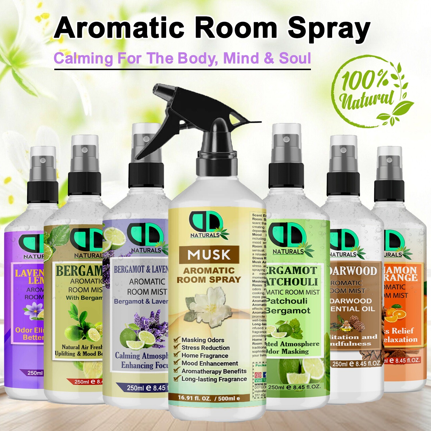 Aromatic Room Sprays Home Office Scents Air Freshener, Fragrance gallery