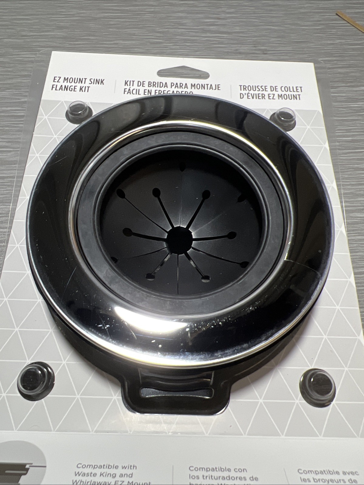 Moen EZ Mount Sink Flange Kit #1030 Compatible W/ Waste King And Whirlaway gallery