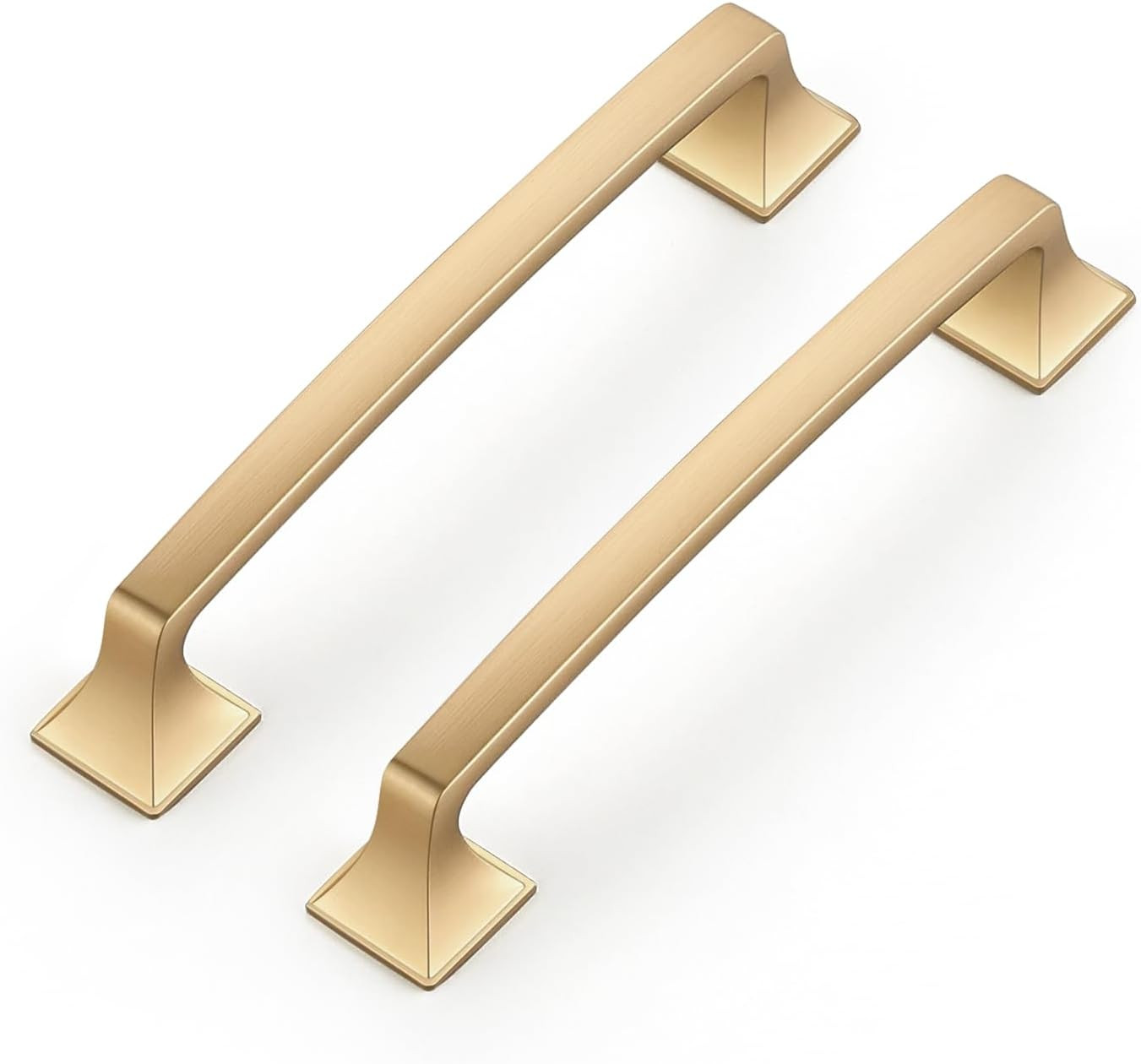 20 Pack Champagne Bronze 5" Square Arch Pulls for Kitchen Cabinets & Drawers gallery