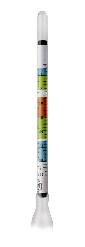 Hydrometer - Triple Scale Hydrometer for Home Brewing - Beer and Wine gallery