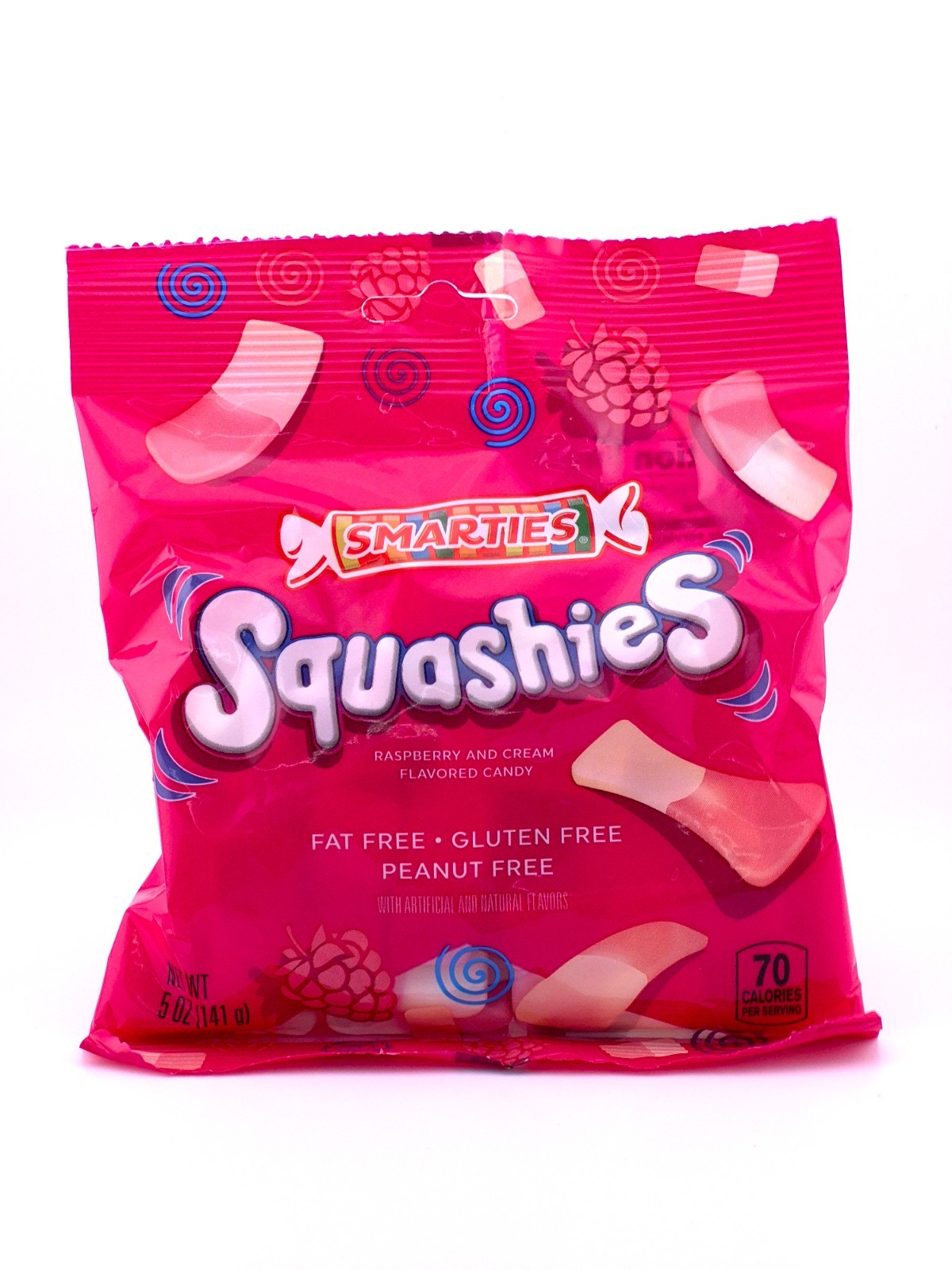 Smarties Squashies Raspberry & Cream Flavor Gummies 5 oz Bag Single, 2 or 3 pack gallery