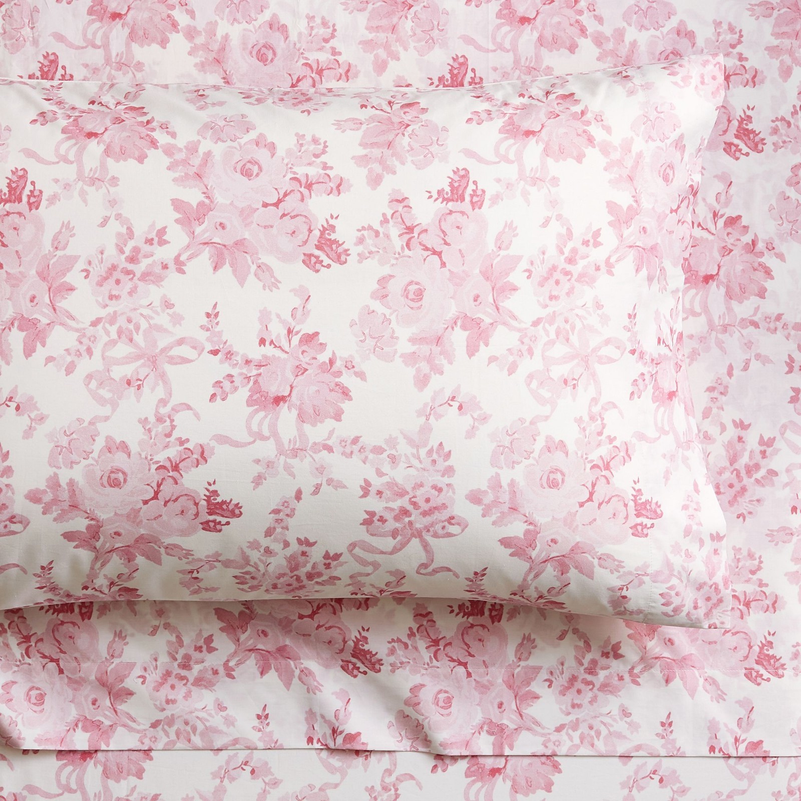NEW Pottery Barn LoveShackFancy Garden Damask Organic Sheet Set gallery