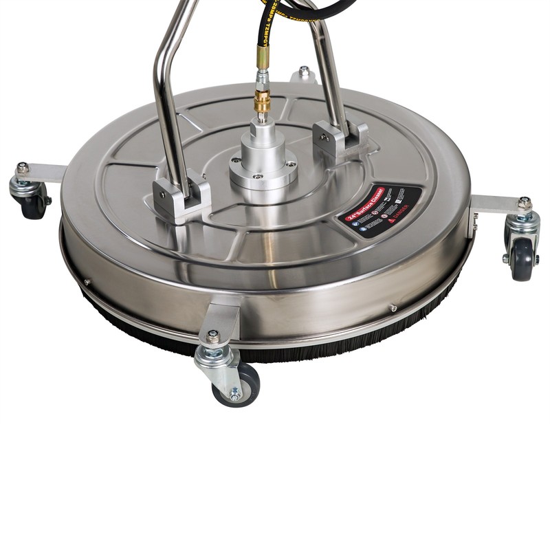 24" Pressure Washer Surface Cleaner with Handle & 4 Spinner Wheels 8GPM gallery