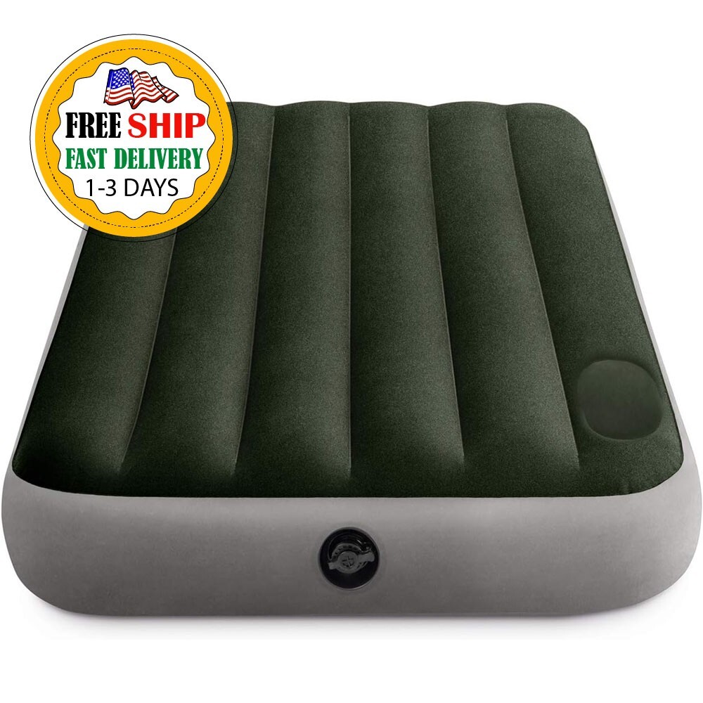 10" Colchon Inflable Twin Levantado Bomba Incorporada Cama Para Camping De Aire. gallery