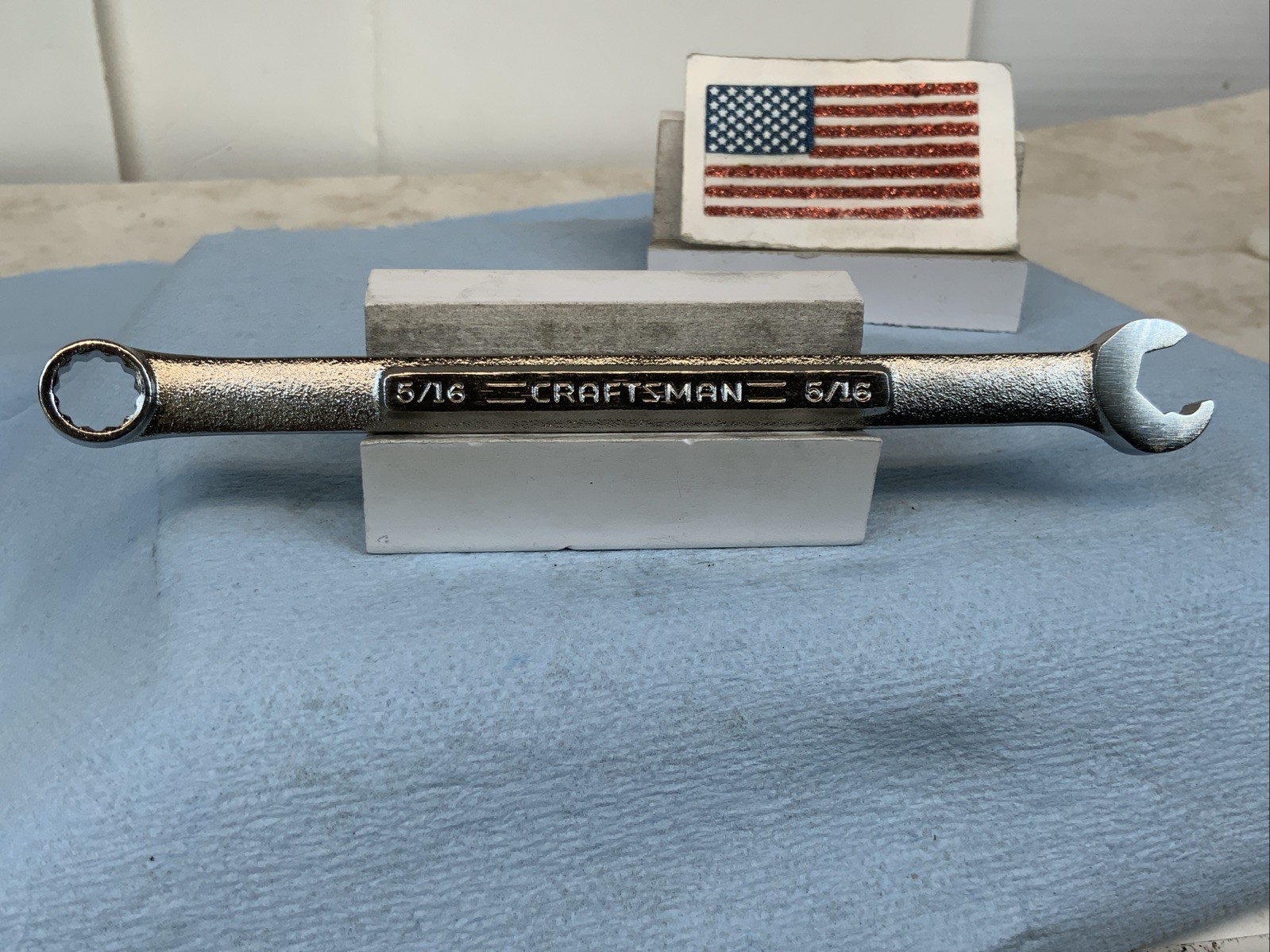 Craftsman 47850, 5/16in. 12pt Quick Wrench Combination Wrench, USA Made gallery