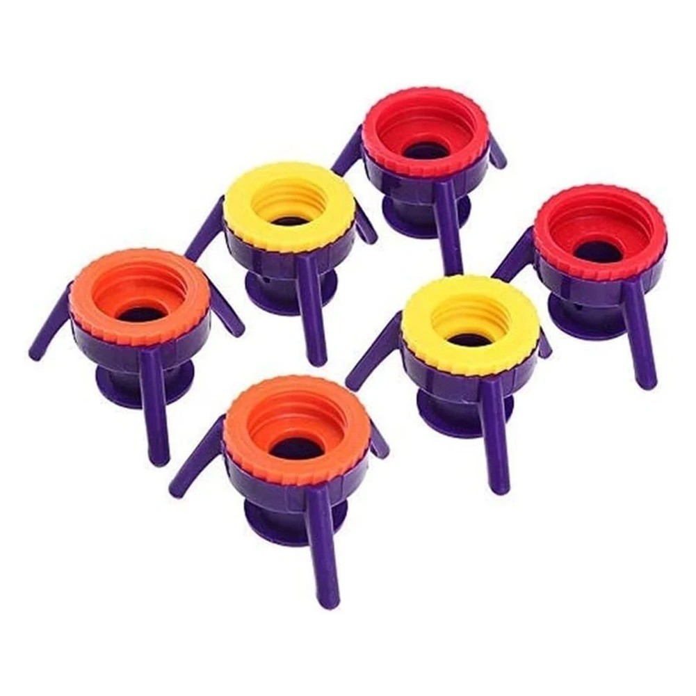 6 Pack Bottle Emptying Kit Dispenser Cap Shampoo Lotion Conditioner Pump Top gallery