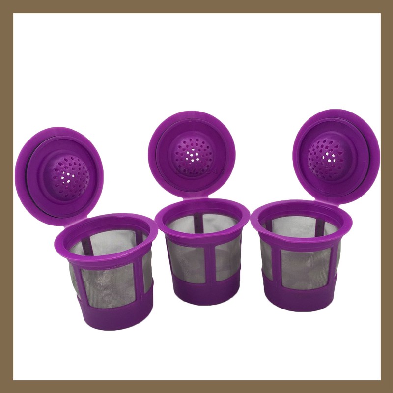 6 Keurig 2.0/1.0 Reusable Refillable Single Coffee Replacement Mesh Filter K-Cup gallery