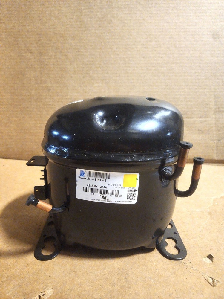 NEW Tecumseh AE-1191-E AE1390Y-AA1A 1/5 HP R-134a LBP Compressor 115V 1PH
