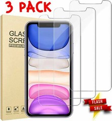 3 Pack Tempered Glass Screen Protector FULL COVERAGE CASE FRIENDLY for iPhone 13