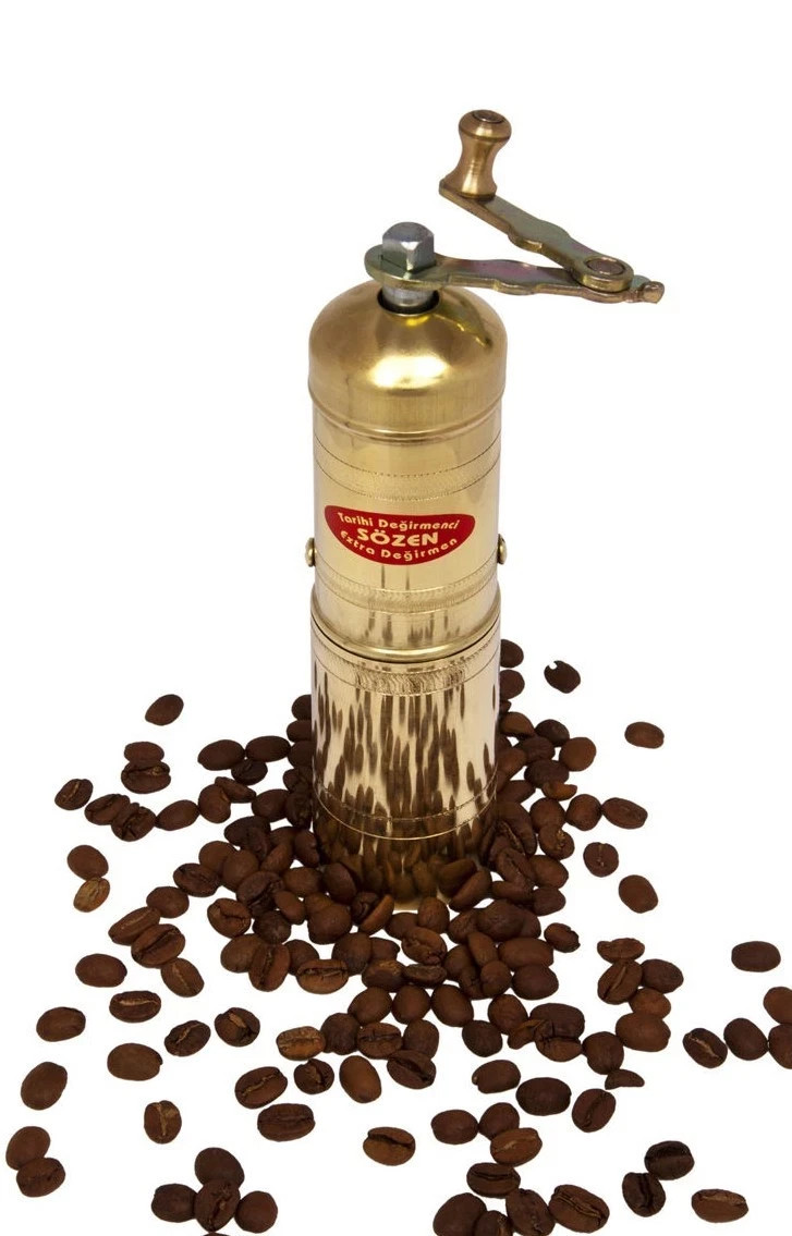SOZEN Grinder Mill Traditional Turkish Handmade Coffee Large Straight 17cm 6.75" gallery