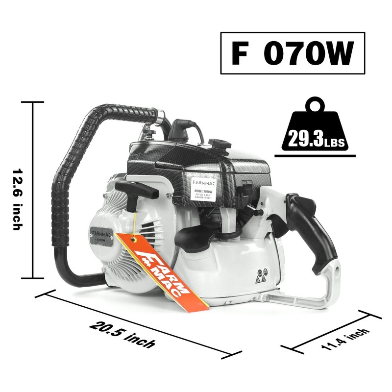 105cc Gas Chainsaw Power Head Compatible with MS070 090 For Chainsaw Mill No Bar gallery