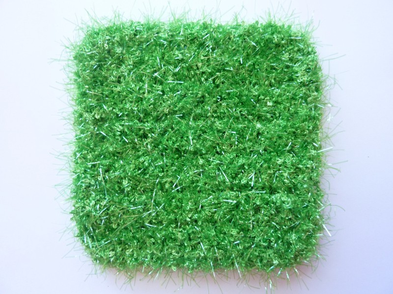 6 Rough Square Multicolor Dish Pot Scrubber Scrubby Scrubbie Handmade 69 gallery