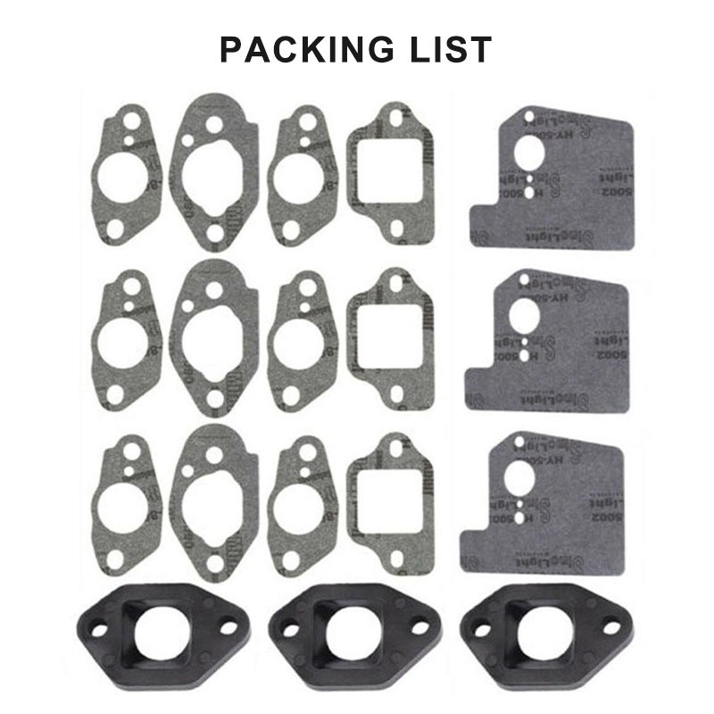 Carburetor Insulator Gasket Set For Honda GCV160 GCV190 16211-ZL8-000 Parts gallery