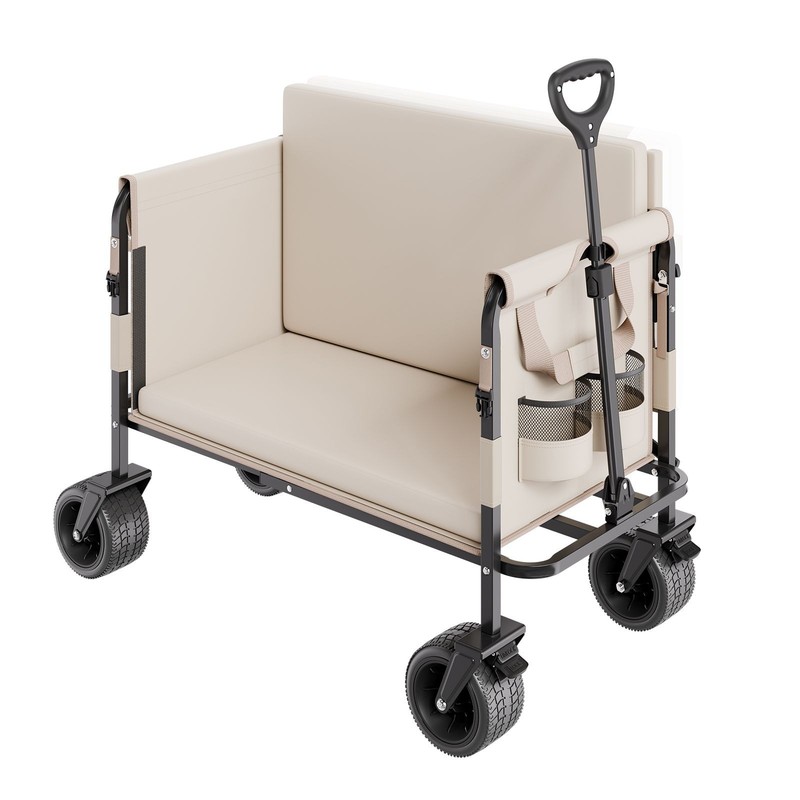 OxFor Ford Foldable Wagon Converts to Bench 550lb Camping & Gardening gallery