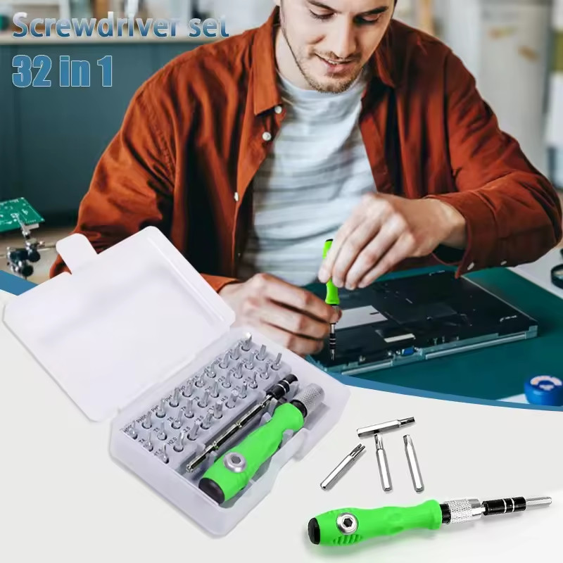 Precision Screwdriver Set 32 in 1 mini magnetic Screwdriver Set maintenance HO gallery