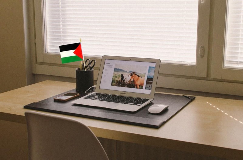 10 Pack Palestine Flags - PSE Handheld Flag-Desktop Flag-5x8 In, Palestinian ... gallery