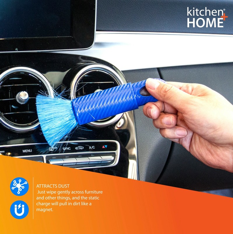 Mini Duster - 6.5" Compact Travel Duster w/ Carry Case - Computer Car Duster gallery