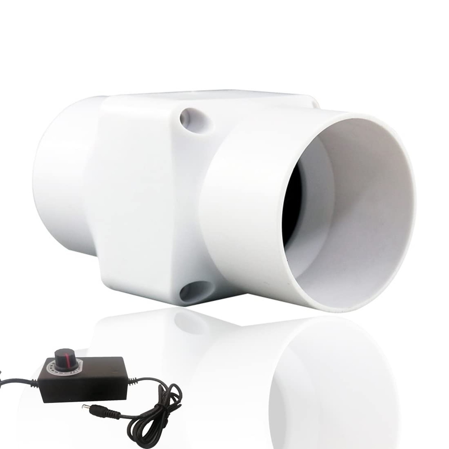 2 inch 50mm Inline Duct Ventilation Fan Dog House, Pet Indoor Vent Blower Air... gallery
