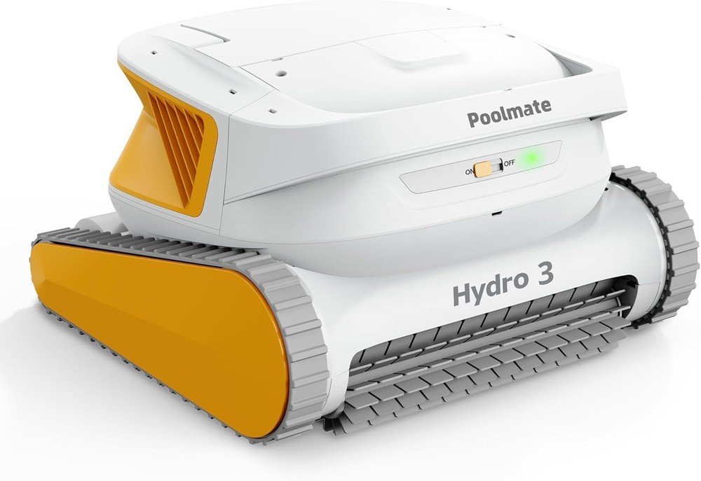 Poolmate Hydro 3 Cordless Robotic Pool Cleaner Inground Vacuum C200 200 Min NEW