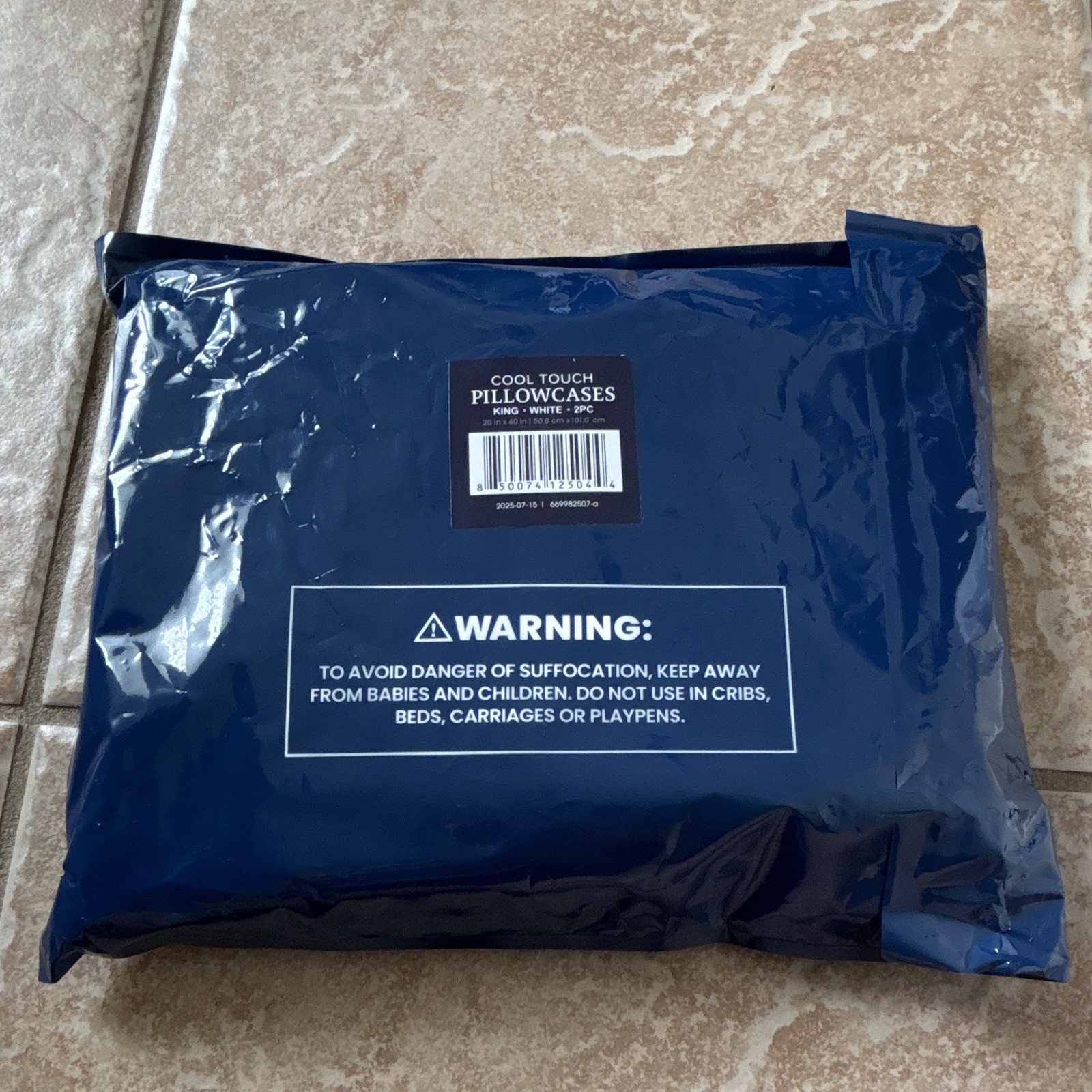 Beckham Hotel Collection Cool Touch Cooling King Pillowcases White Set of 2 gallery