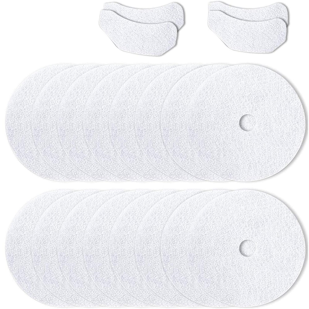 【Polyester Upgrade】20 PCS Dryer Exhaust Filter for Panda by Beaquicy - White