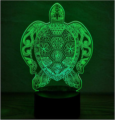 3D Optical Illusion LED Night Light, Boy Girl Kids Baby Sleep Desk Lamp Touch Co