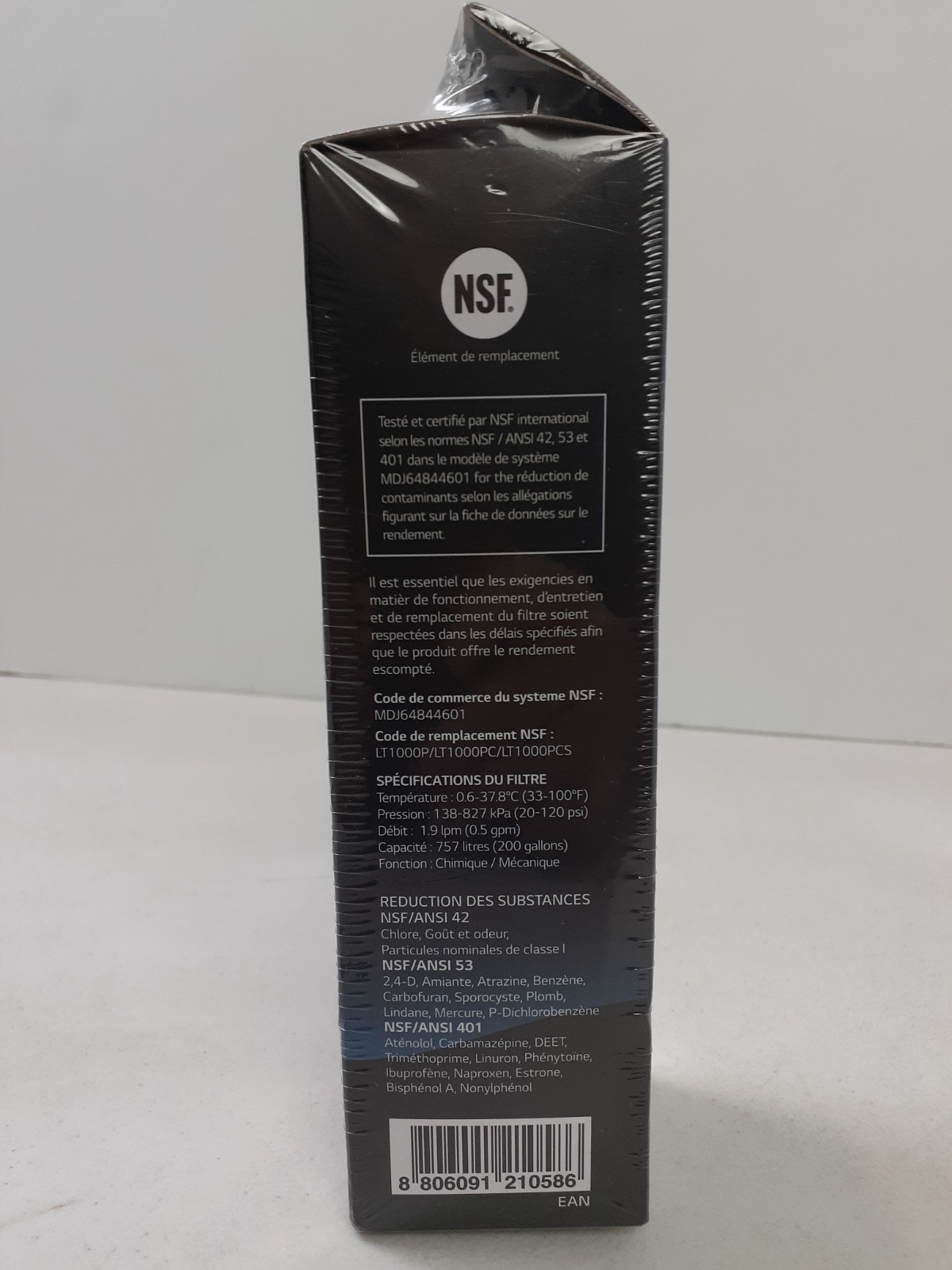 LG Water Filter Replacement Cartridge LT1000P/PC/PCS New in Sealed Original Pkg gallery