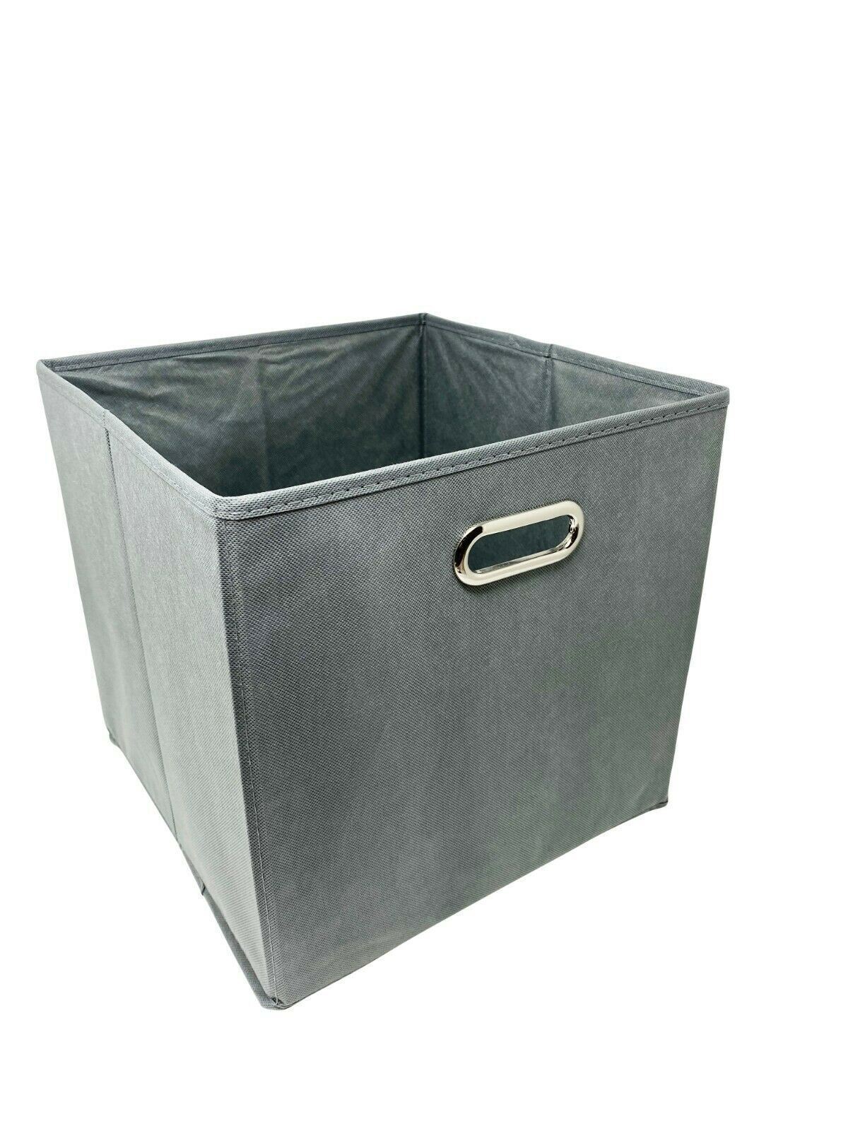 13" Large 6 pcs Fabric Storage Bins Box Organizer Cube Basket Container gallery