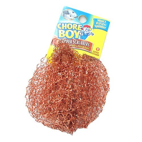 6 Pcs Chore Boy Copper Rust Free Scrubbers, for Pot and Pans gallery