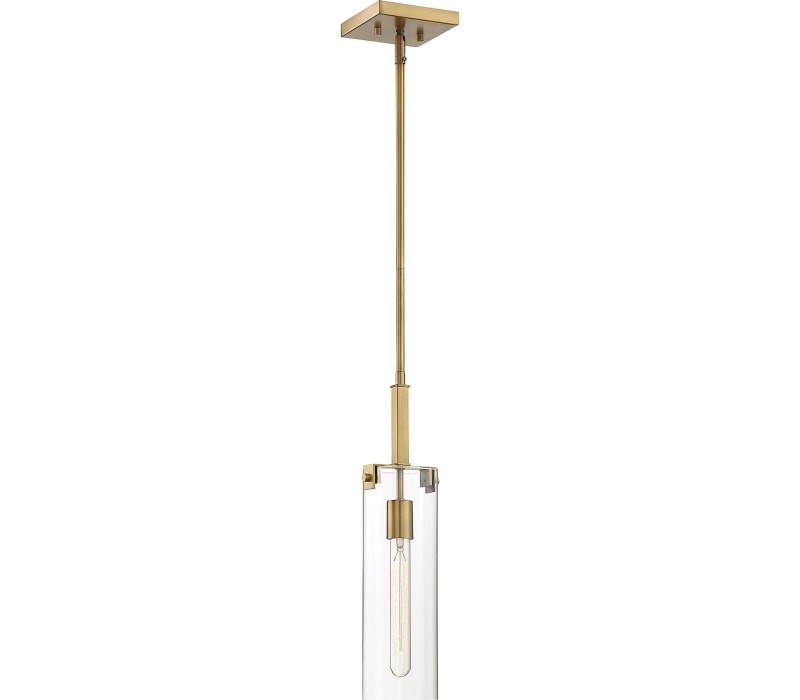 Savoy Essentials 7-9770-1-322 Winfield Pendant, 1-Light 60 Watts, Warm Brass gallery