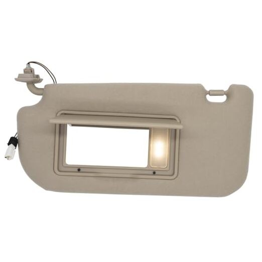 Driver Left Side Sun Visor Replacement Fits for Beige(Driver Side with Light) gallery