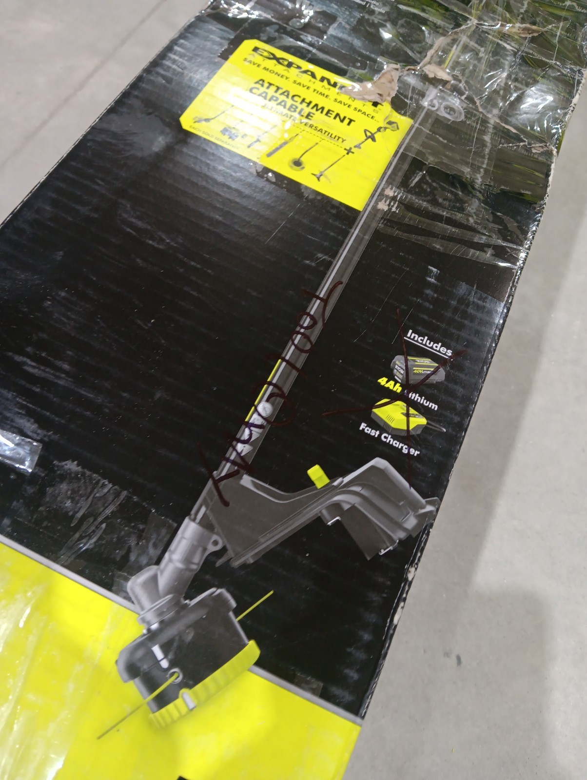 RYOBI 40V HP Brushless 17” String Trimmer Kit (RY40HPST02K) - Tool Only, NEW! gallery