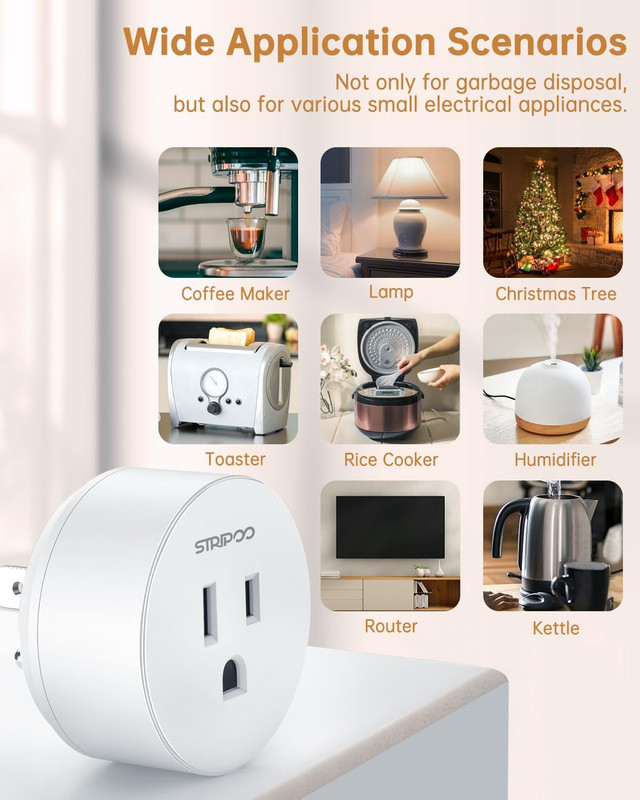 Garbage Disposal Wireless Switch Kit, Remote Control Outlet, Garbage Disposal Bu gallery