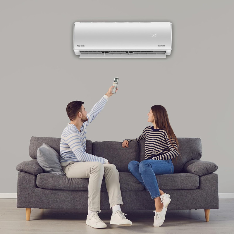 Diamante 11,500 BTU Ductless Mini-Split AC & Heat Pump with 16 Ft Kit gallery