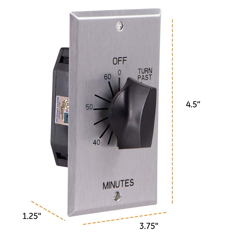 GE 60 Min Mechanical Countdown Timer Switch No Neutral Spring Wound 15305 gallery