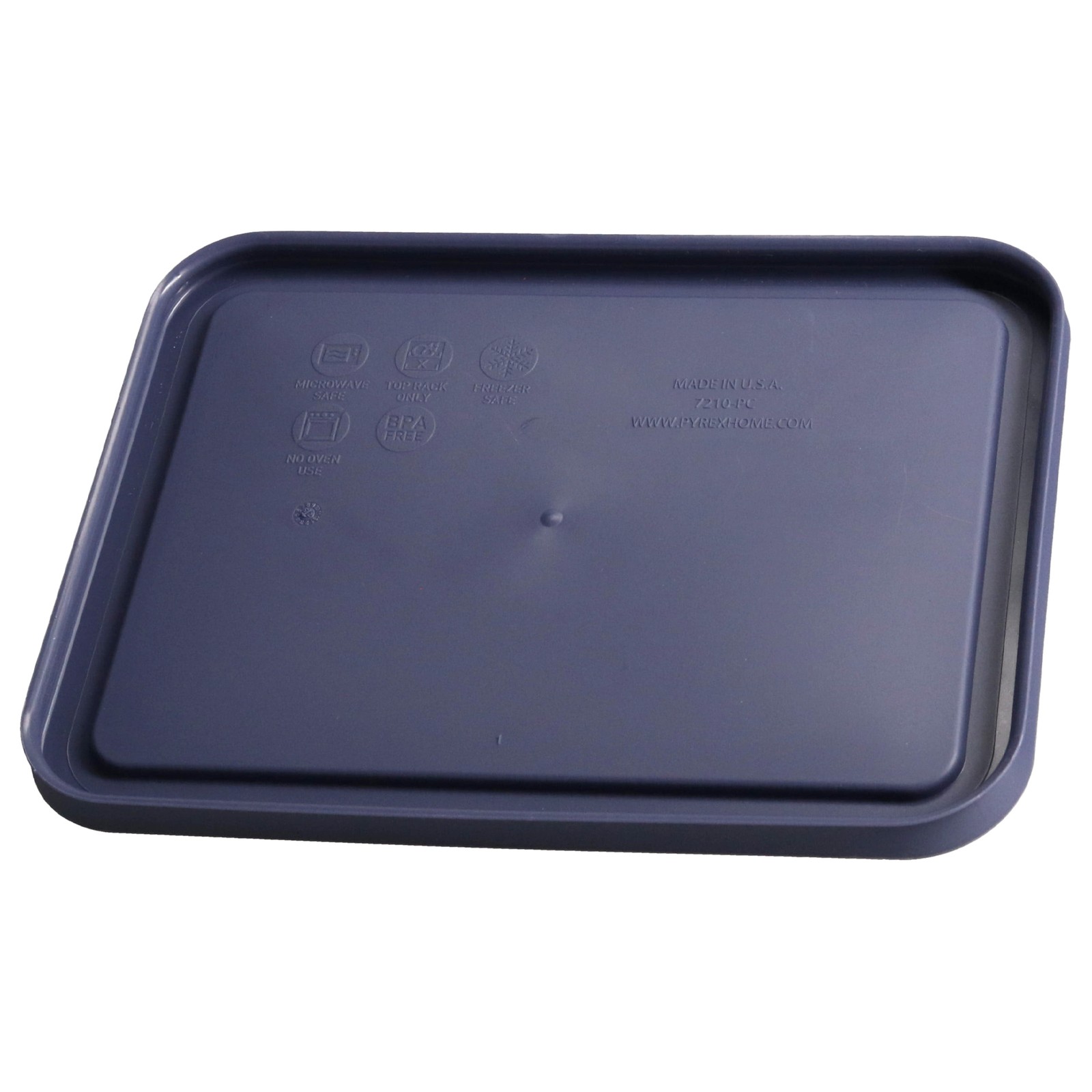 Pyrex 7210-PC 3-Cup Blue River Fog Plastic Food Storage Replacement Lid gallery