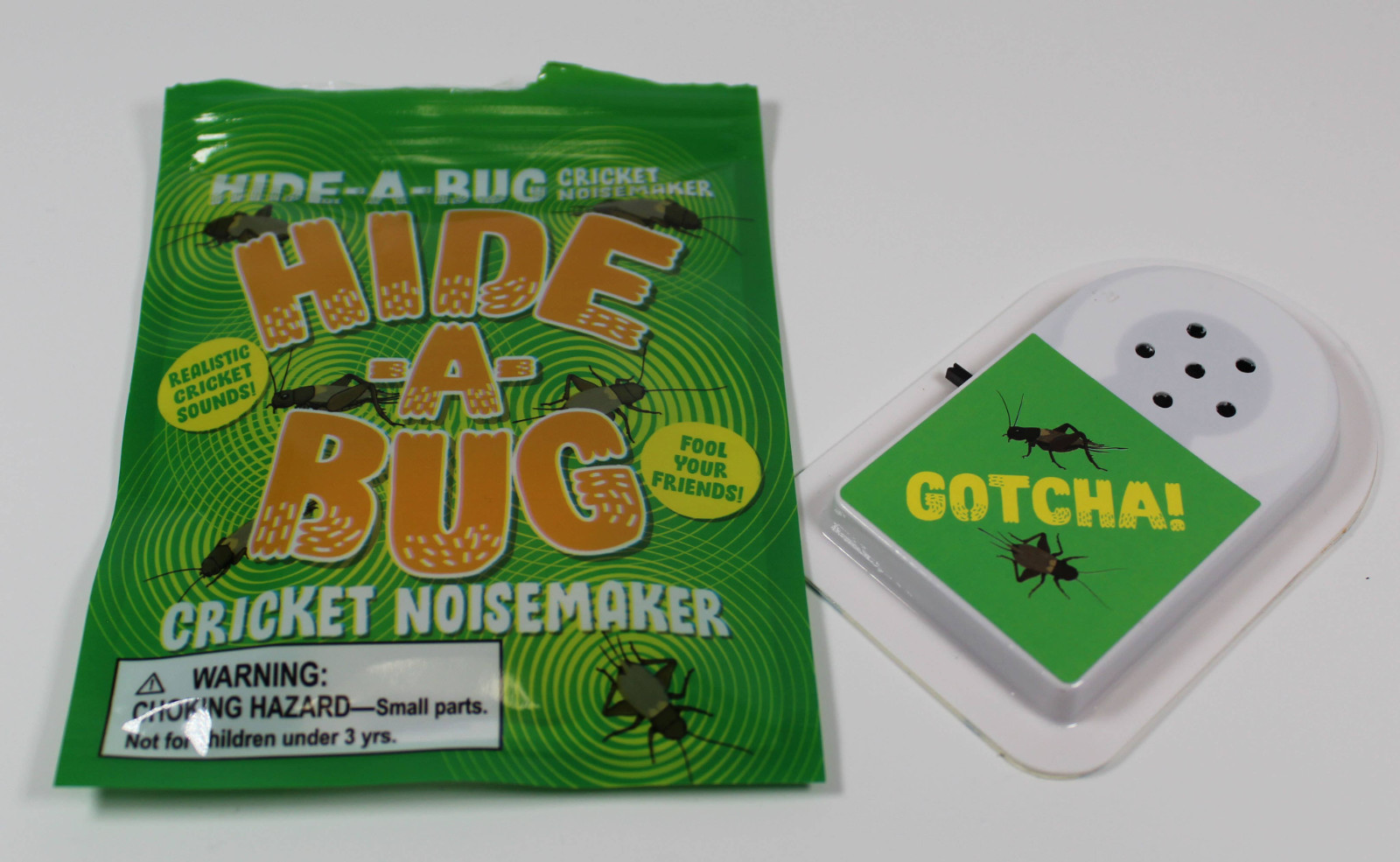 Hide A Bug Cricket Noisemaker - Jokes, Gags and Pranks - Fool Your Friends! gallery