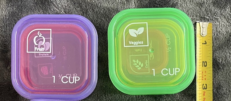 21 Day Portion Control Containers Kit Weight Loss Food Plan Diet (14 Pieces) gallery